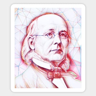 Horace Greeley Portrait | Horace Greeley Artwork Magnet